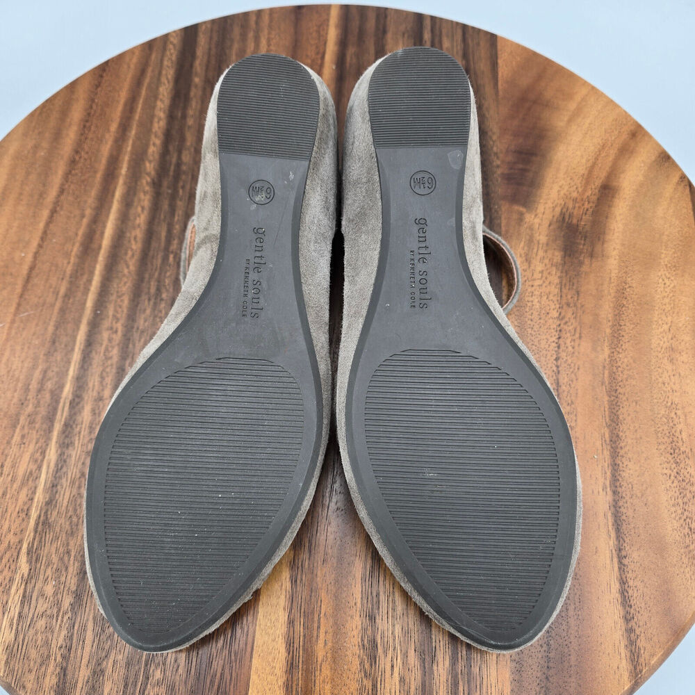 Gentle Souls Gray Suede Sandals - Picture 7 of 9